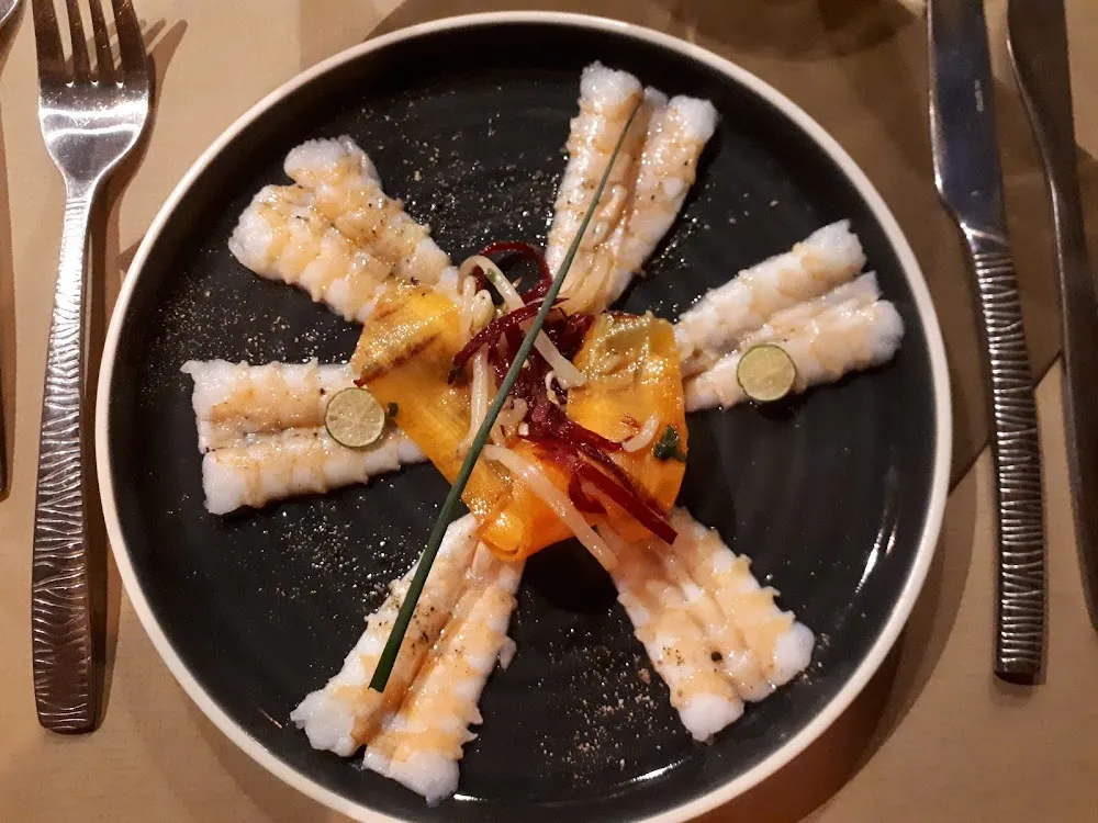 Carpaccio de Crevettes Aux Crevisses